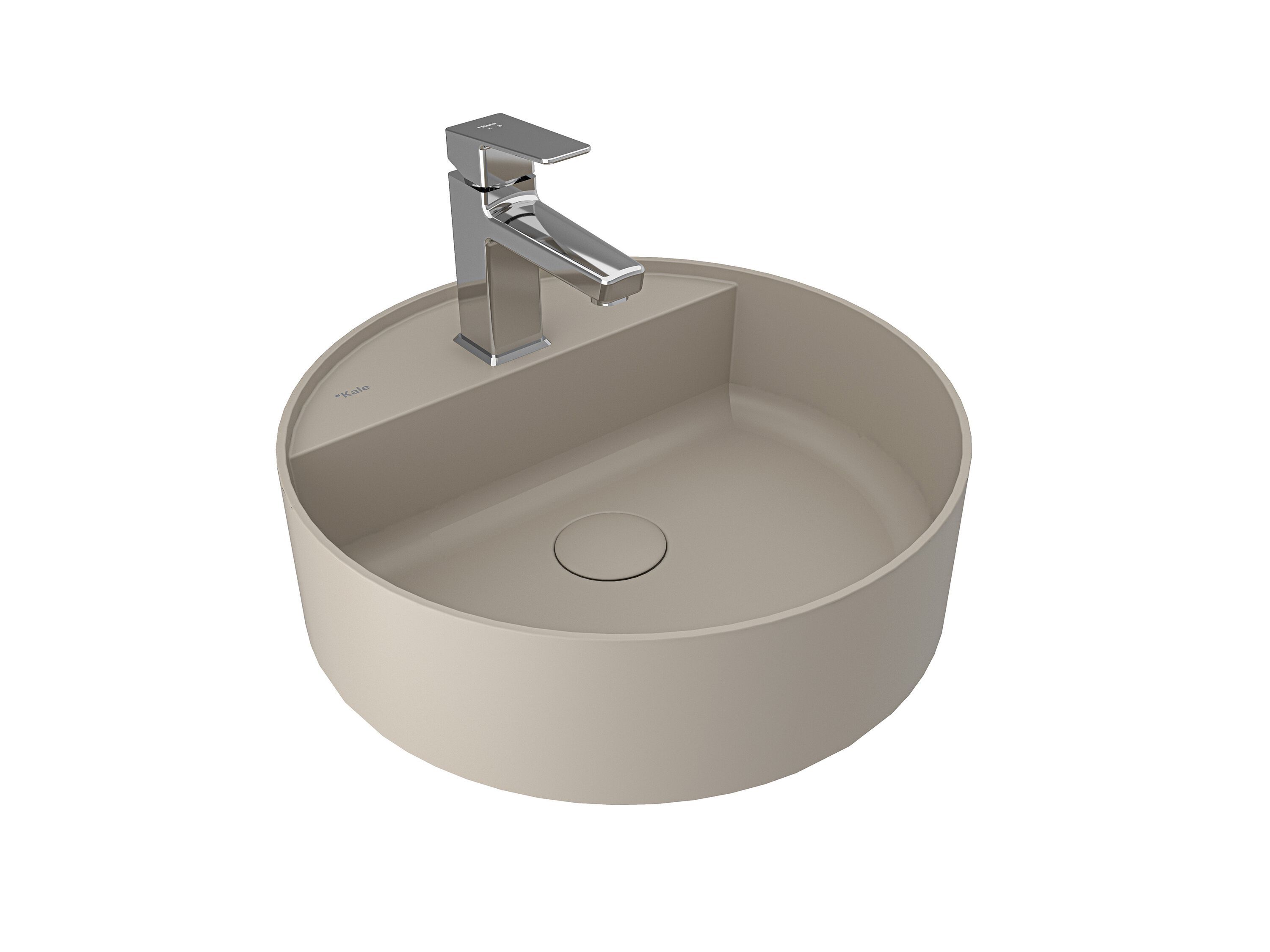 Круглый умывальник Fireclay Kaleseramik сантехника ARCH-00110349