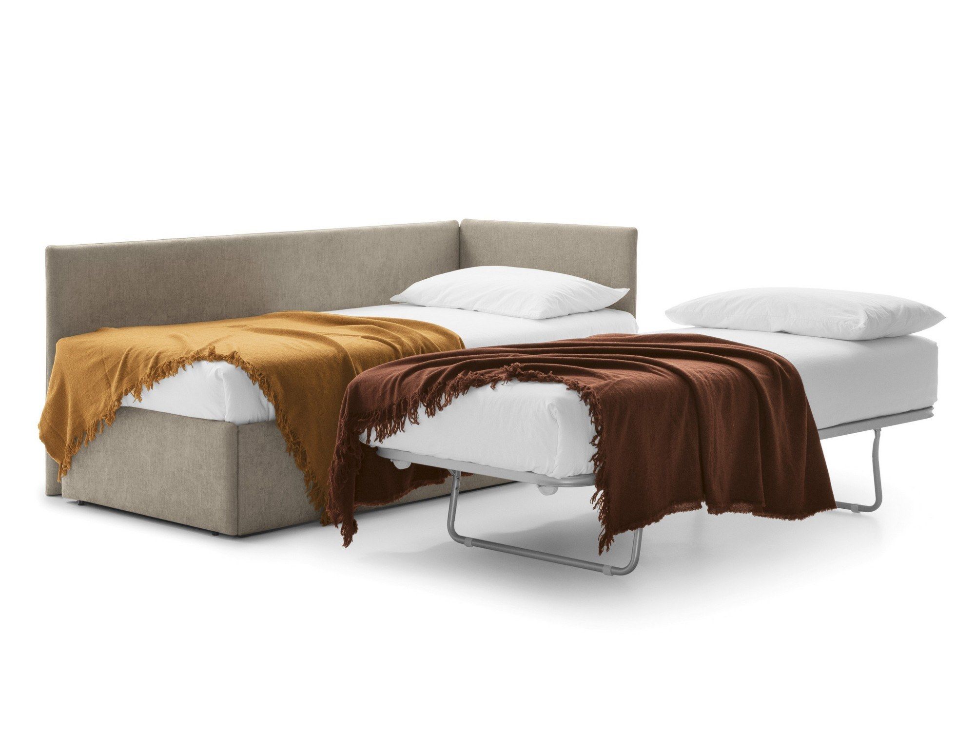 Односпальная кровать с угловым изголовьем Bolzan Line ARCH-00148617 - Вид №11