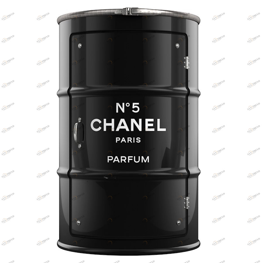 Декоративная бочка-шкаф Chanel №5 black L STARBARREL  045299 Черный 