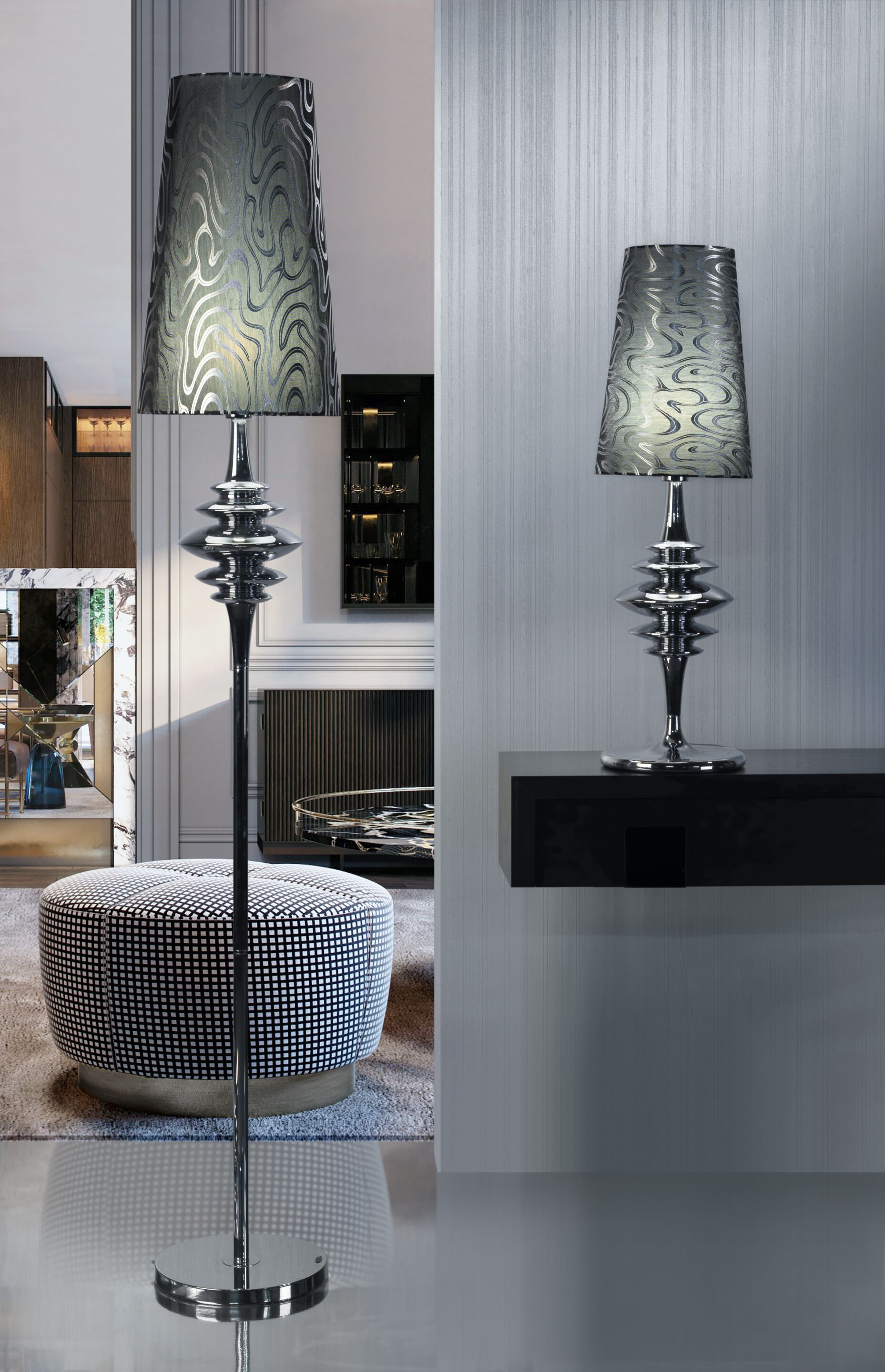 Торшер из нержавеющей стали K-Lighting Amortecedores ARCH-00100709 - Вид №2