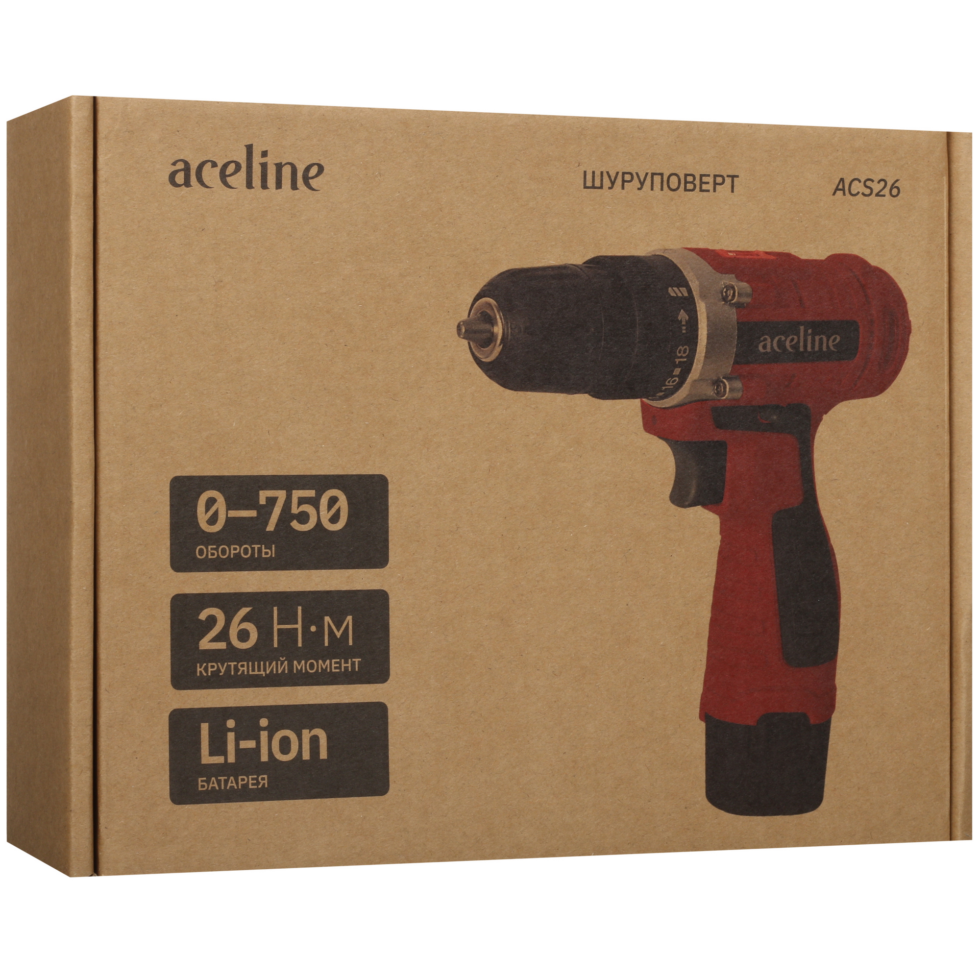 Шуруповерт Aceline ACS26 5092449 STDN-0064847 - Вид №7