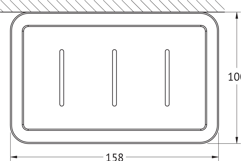 7732 Мыльница-решетка ARTWELLE Schwarz - Вид №1