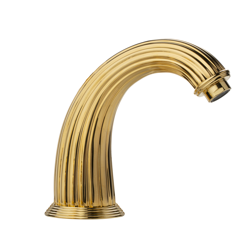 C59-3S1L C59-3S1L Излив на край ванны РУЧКА КУПОЛЬНАЯ CA Cristal & Bronze DÔME À MANETTES CANNELÉ  - Вид №1