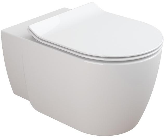 Набор Sanitana подвесной CORAL: чаша BTW + крышка slim с механизмом (микролифт) S10063918100000;S80006562600000