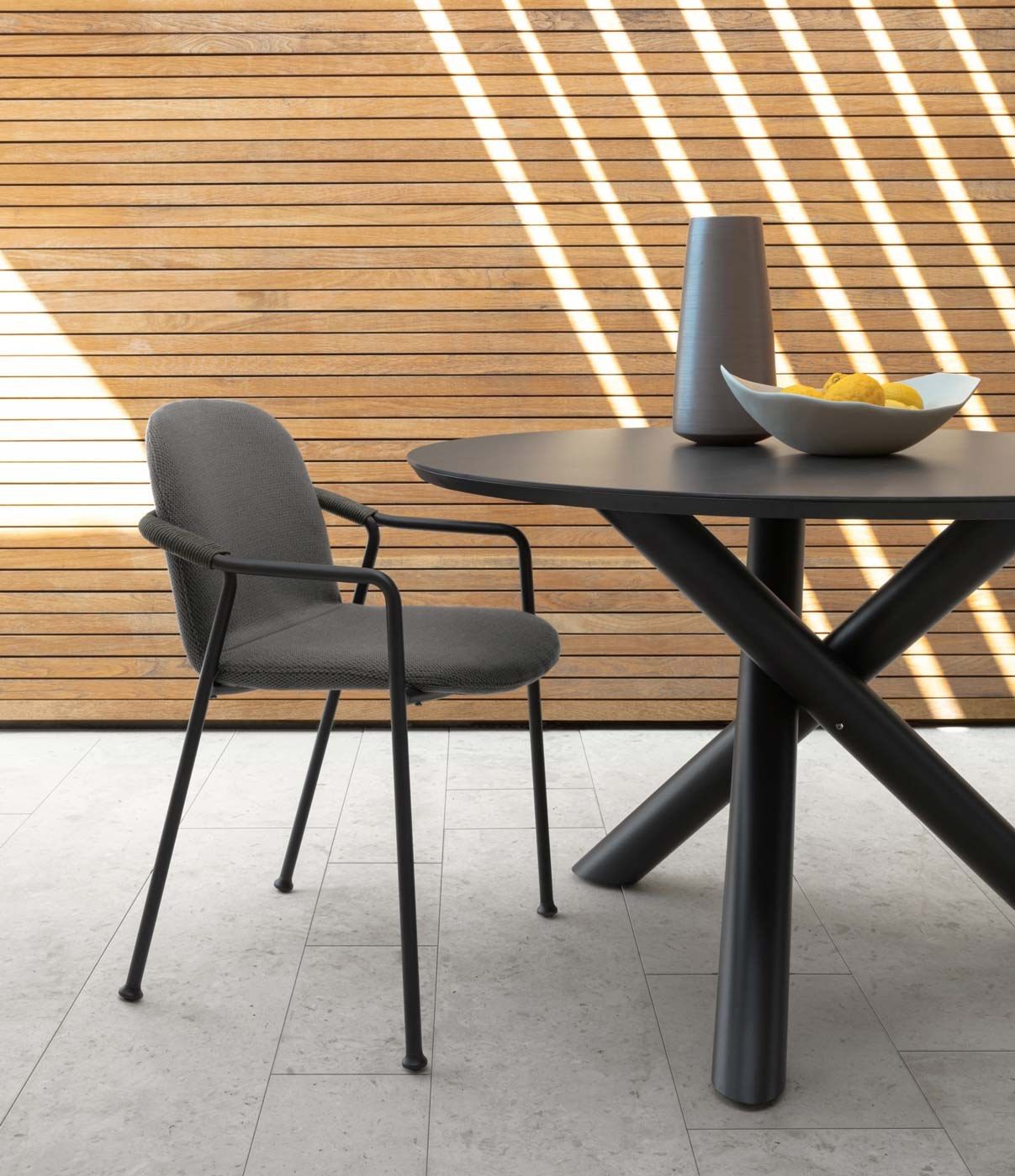 Алюминиевый садовый стол и столешница из керамогранита Talenti ARCH-00124836 - Вид №2