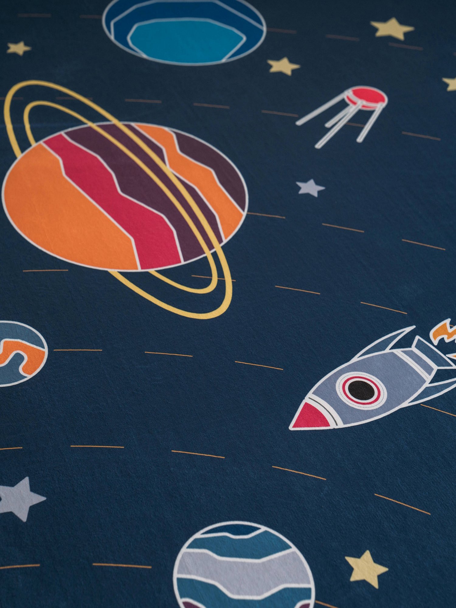 Детский игровой коврик 160х120 см "Открытый космос" БЕЛЬМАРКО  351573 Синий Santreyd  - Вид №2