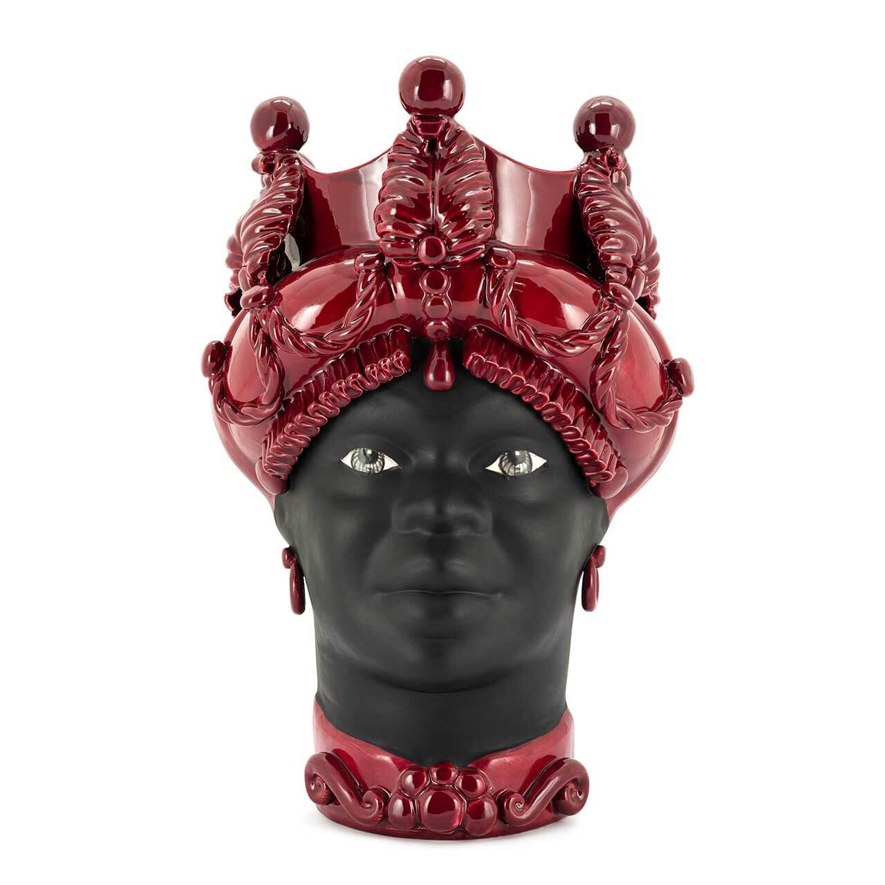 200945-48 ABHIKA ВАЗА MORO LADY BAROQUE BURGUNDY  - Вид №5