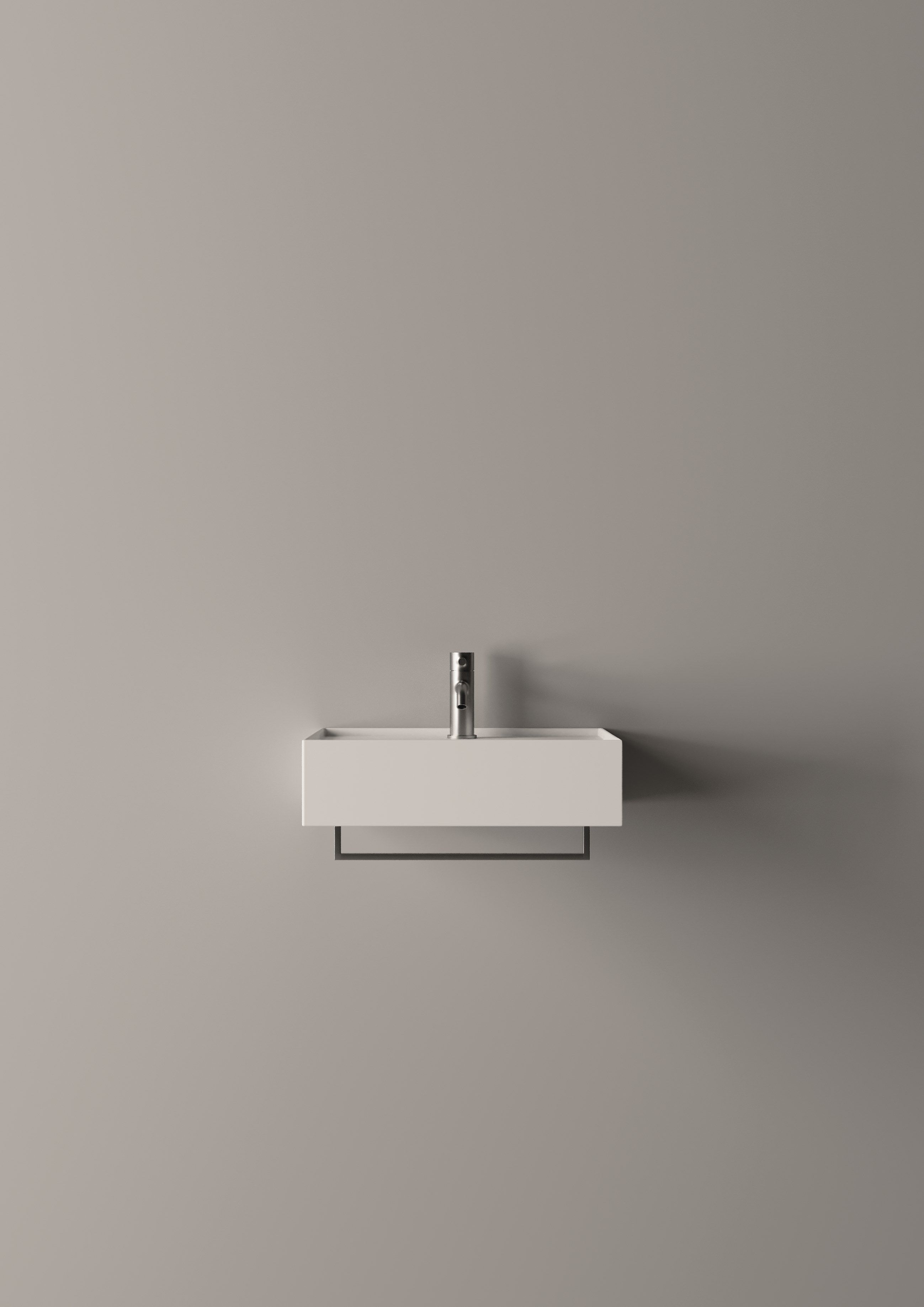 Керамическая прямоугольная подвесная раковина Alice Ceramica HIDE ARCH-00151886 - Вид №1