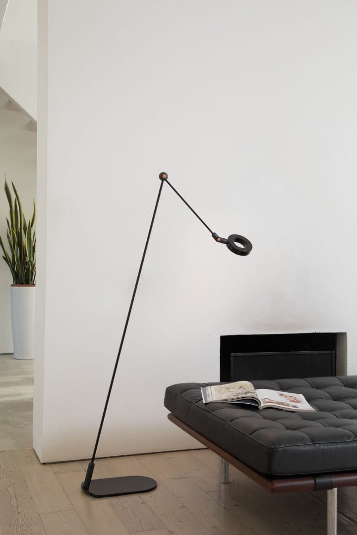 Алюминиевый светодиодный торшер с гибким кронштейном Martinelli Luce l'amica ARCH-00047399 - Вид №1