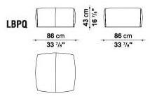 B&B Italia Пуф из мягкой ткани Le bambole '07 sun-id-1383609 - Вид №6
