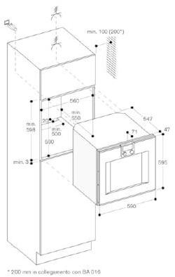 Gaggenau Духовка из нержавеющей стали класса а Serie 400 Bo471112 - Вид №1