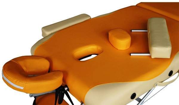 TS2010_OB Массажный стол оранжевый NIRVANA ELEGANT PREMIUM DFC  - Вид №5