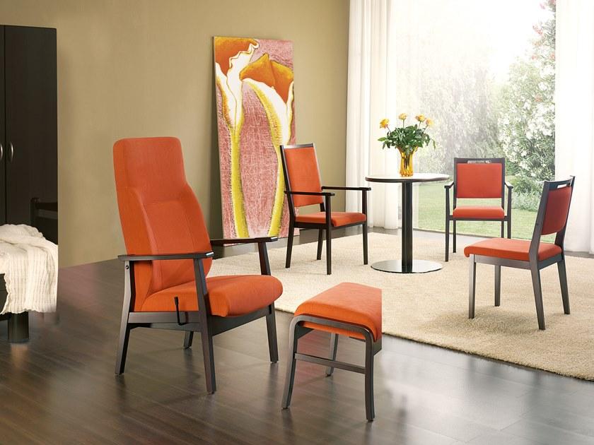 PIAVAL Кресло Recliner из ткани с подлокотниками Swing | health & care 16-66/1r - Вид №4