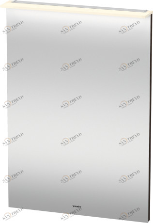 XL749205353 Зеркало с подсветкой X-Large #XL7492 600 x 36/105 мм Каштан темный, декор Duravit
