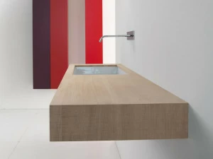 Moab80 Одинарная столешница из натурального спиленного дуба Block2