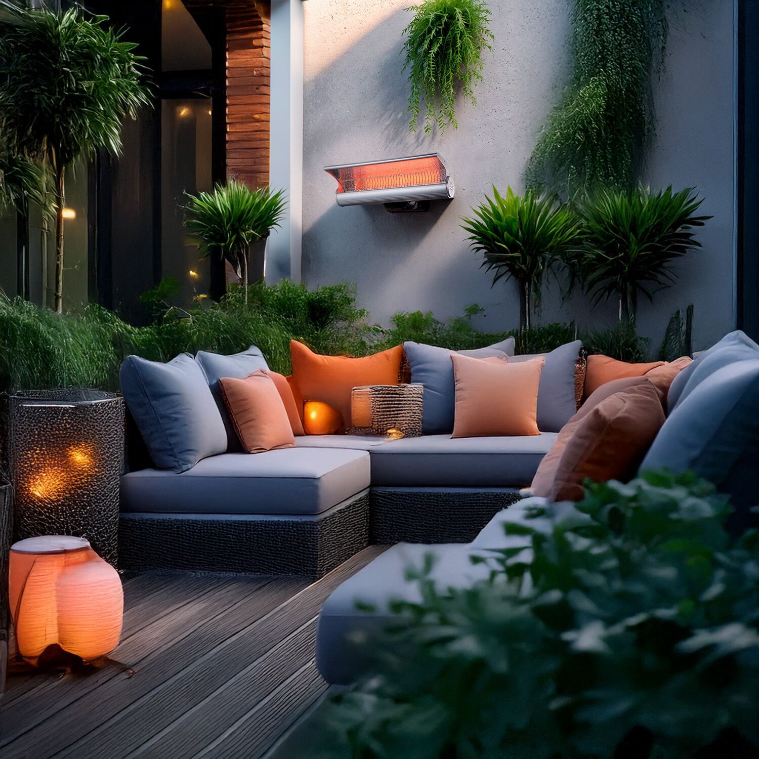 Алюминиевая и стальная инфракрасная настенная плита SINED STUFA INFRAROSSI PARETE 2000 ARCH-00096095 - Вид №2