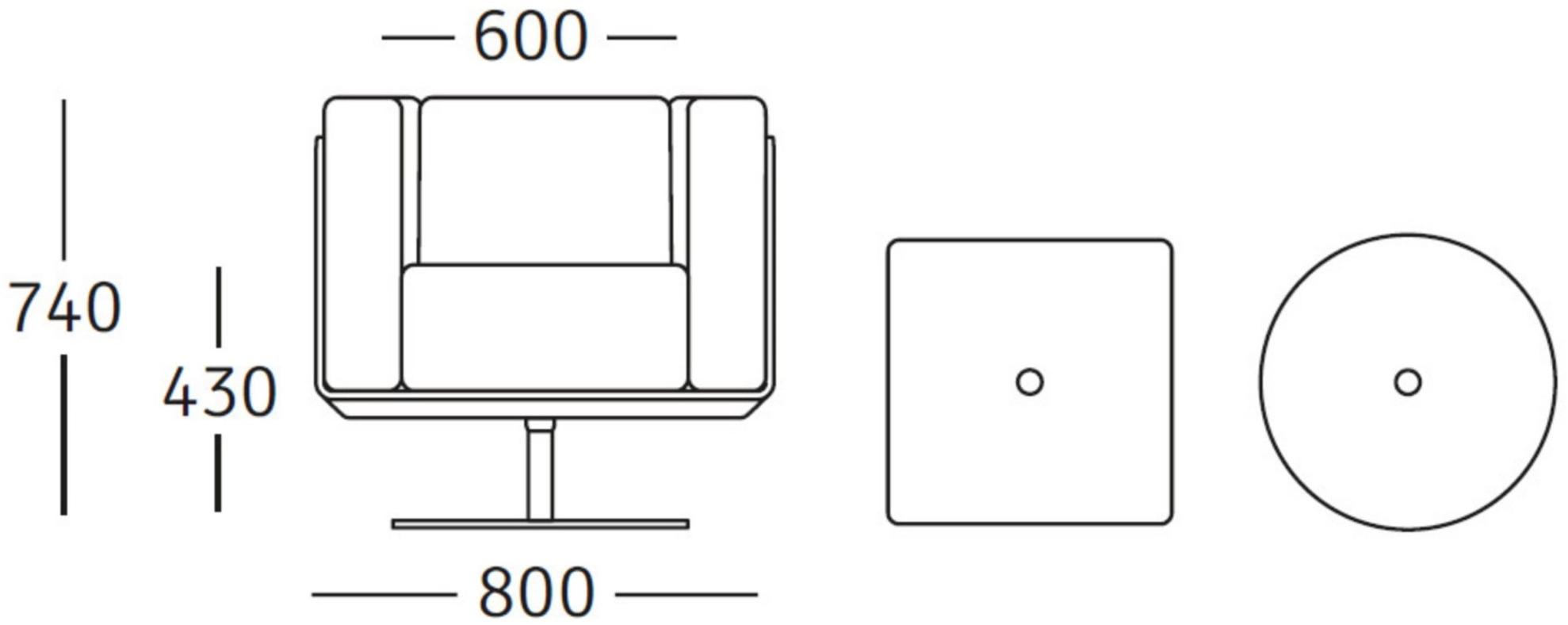 ROSSIN Кресло из ткани Coco sun-id-1513911 - Вид №5