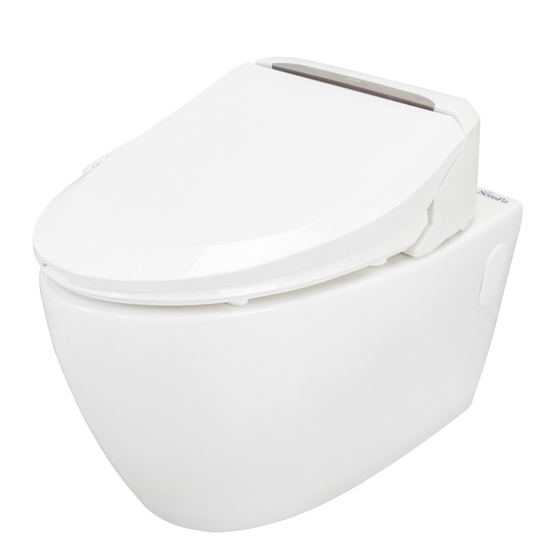 Комплект электронное биде Senspa + Безободковый подвесной унитаз Подвесной унитаз + UB-7035 L sun-id-2005383