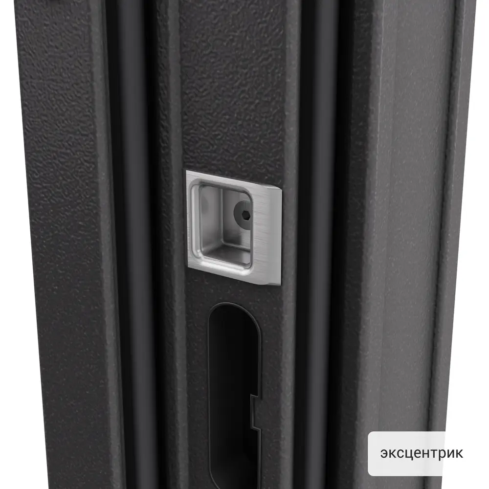 Дверь металлическая Контрол Танганика, 880 мм, левая, цвет орех TOREX STLM-2173405 - Вид №10