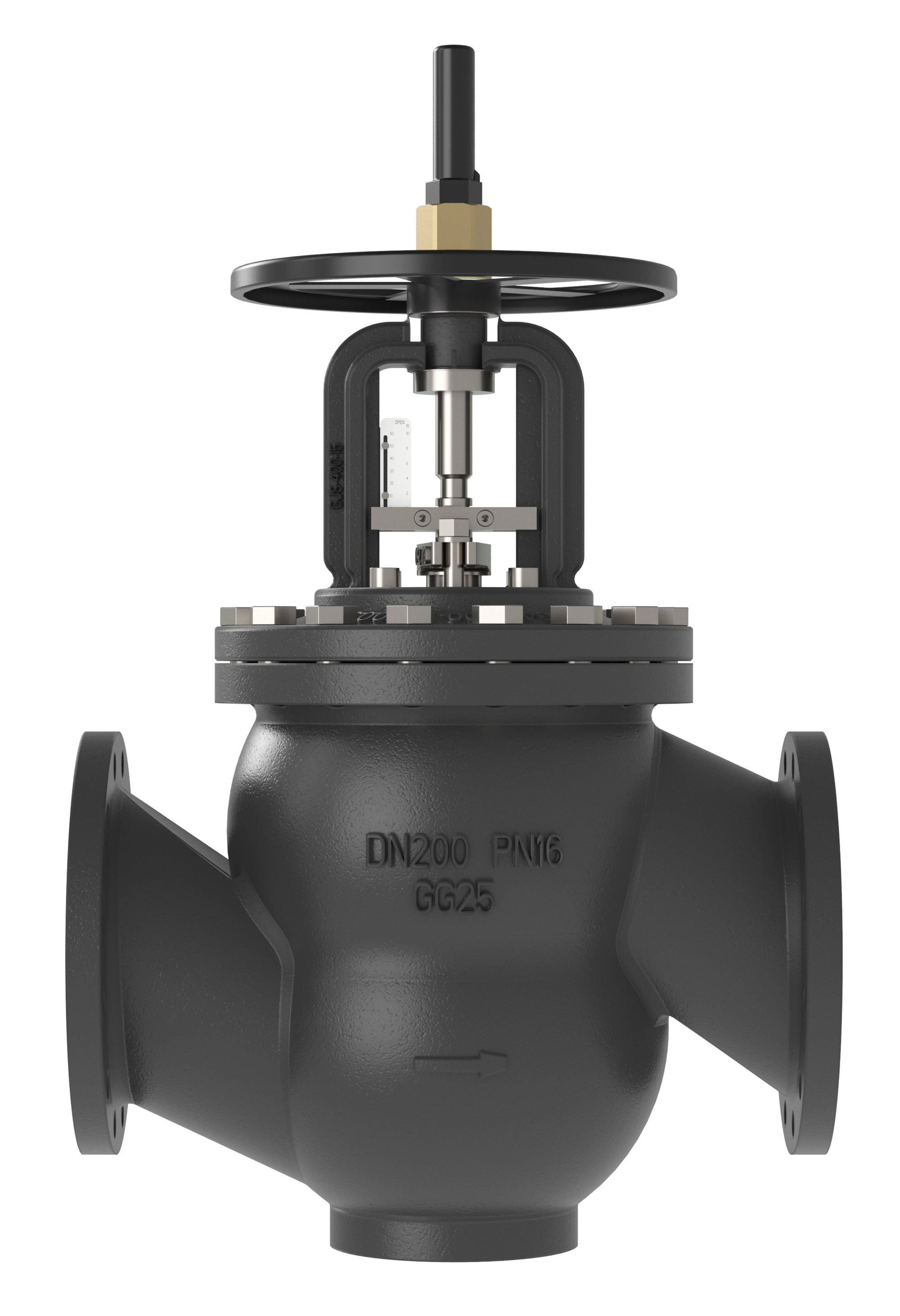 Danfoss Ручной балансировочный клапан MNF с фланцевым присоединением MNF клапан балансир DN 150 PN 25 003Z1175  - Вид №36