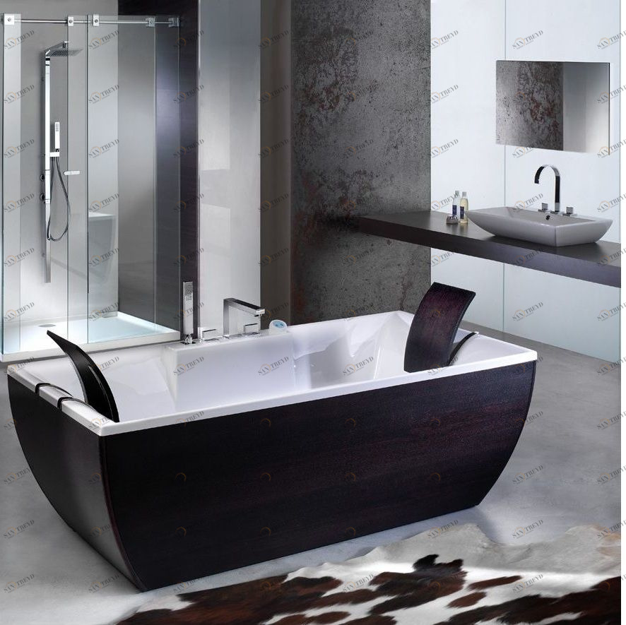 Ванна свободно стоящая с гидромассажем Kali Art 180 см Karolitalia BLUBLEUKALIARTBLUTWO180