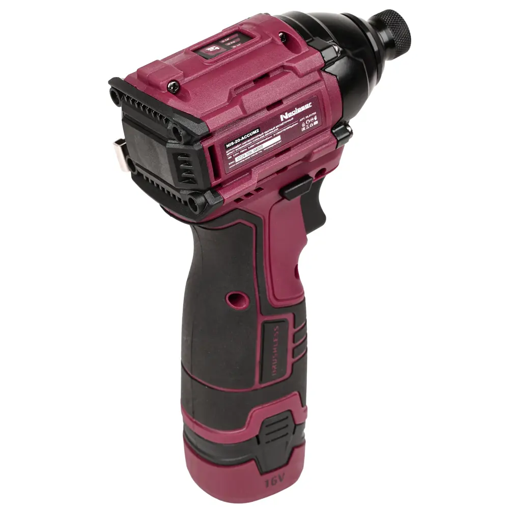 Бесщеточный ударный шуруповерт Neolaser NIS-20-ACCUM2 с двумя аккумуляторами 89434157 STLM-1578742 - Вид №7