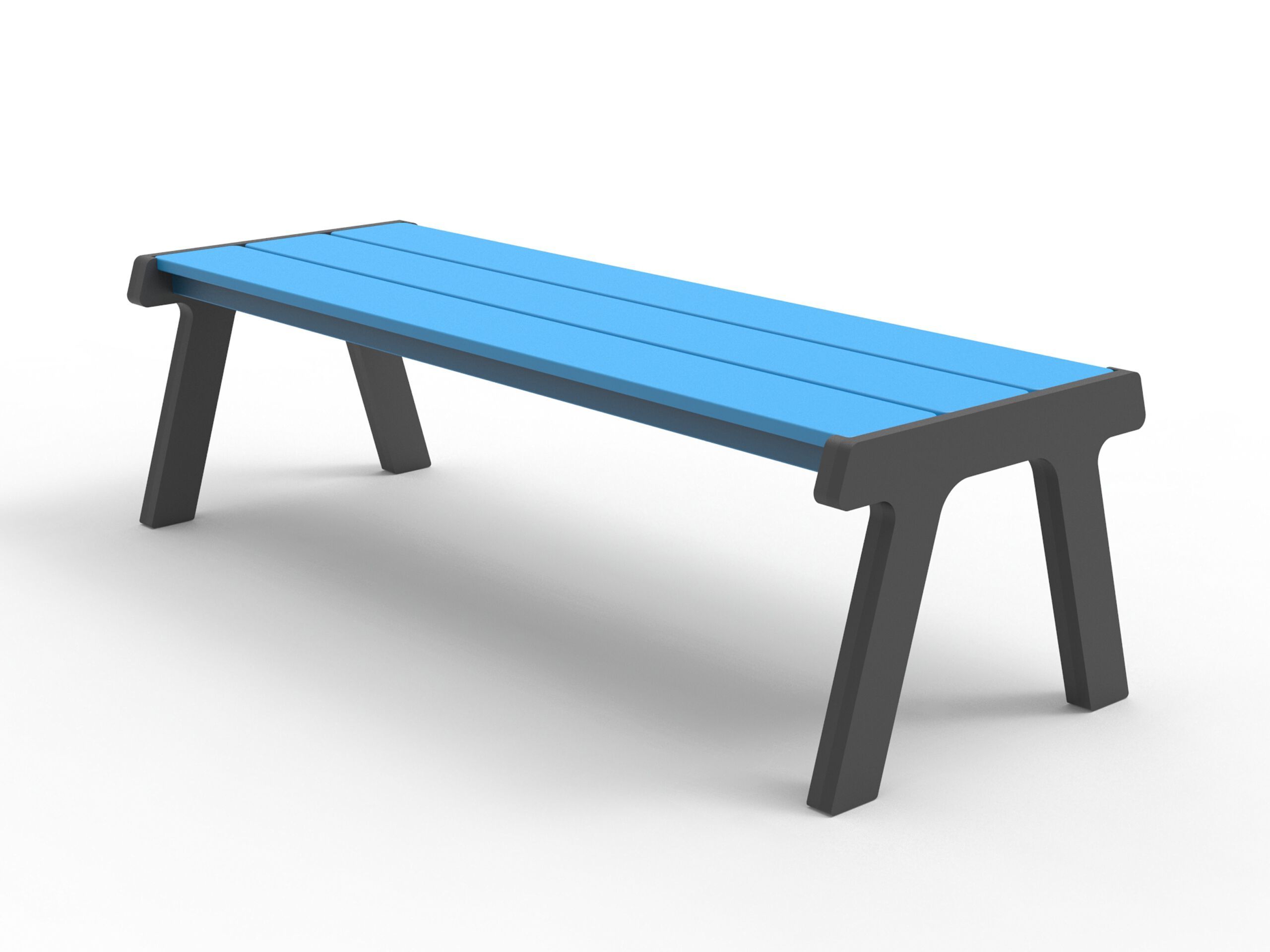 Скамейка из полиэтилена без спинки Donye MOONLIGHT ARCH-00135157