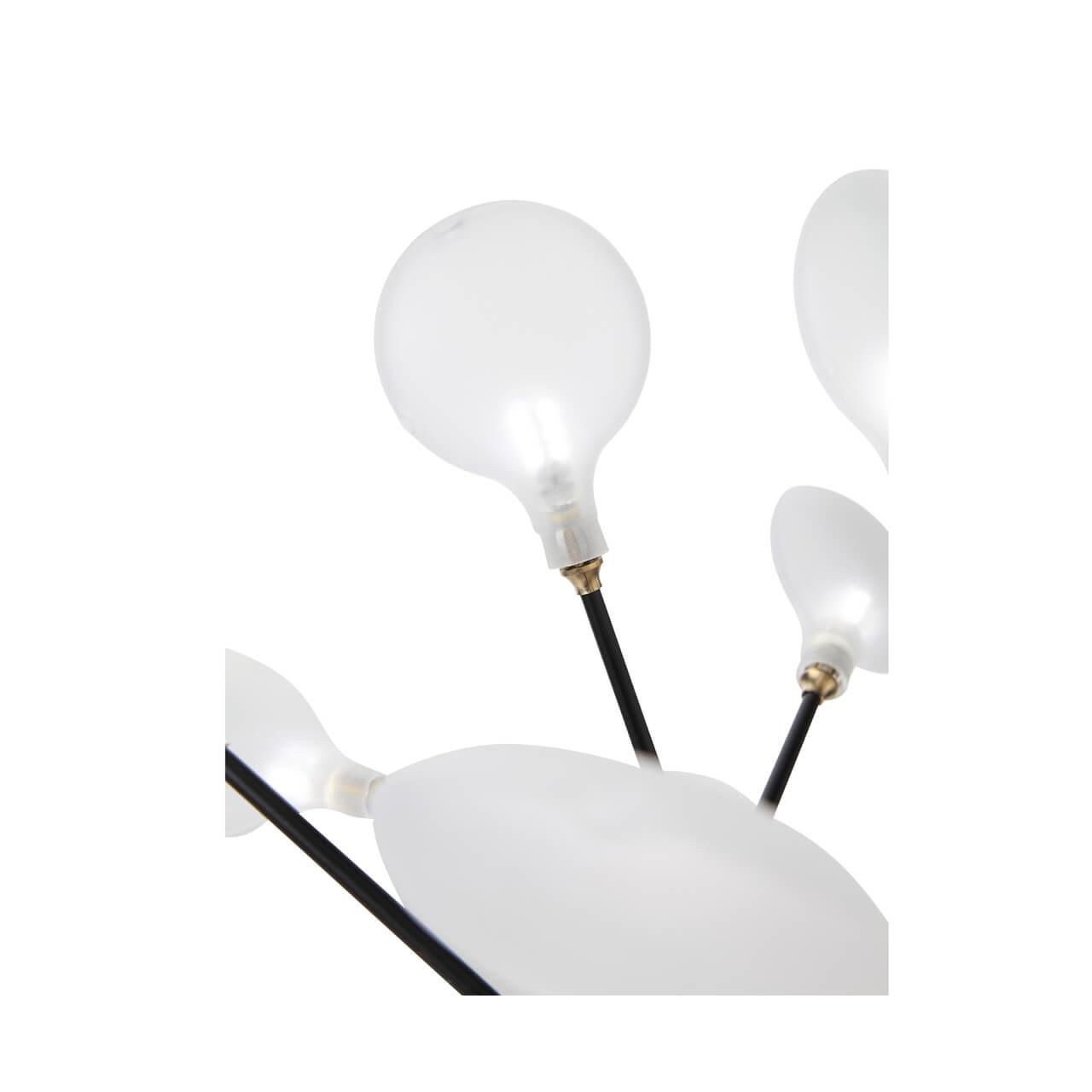 Лампа настольная 80х80 см черная Riccardo SL411.424.18 ST LUCE ФЛОРИСТИКА 00-3889255 Белый;черный  - Вид №1