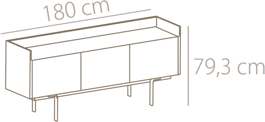 Punt Комод деревянный с распашными дверцами Stockholm sun-id-1419693 - Вид №2