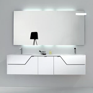 Комбинация ванной комнаты PV14 в отделке Wing Milltek / 141 Bianco  MILLDUE PIVOT