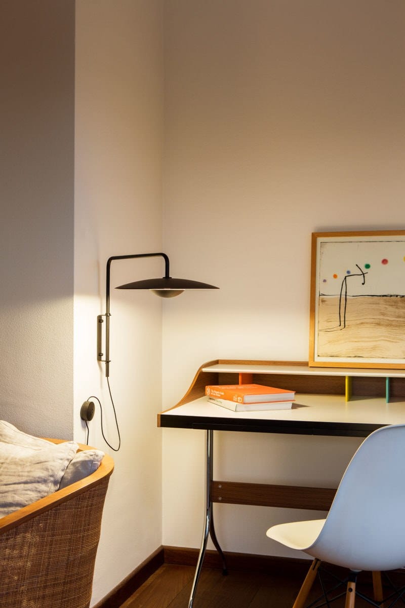 Металлический светодиодный настенный светильник с ламинированным абажуром Marset ARCH-00012650 - Вид №4