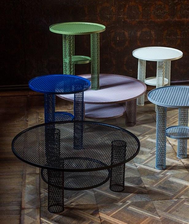 Moroso Круглый журнальный столик из стали с порошковым покрытием sun-id-1458793 - Вид №9