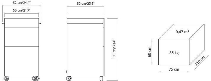 Lemi Group Тележка для косметолога Carrelli 355 - Вид №1
