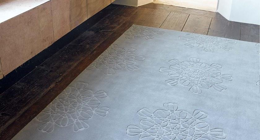 Paola Lenti Однотонный шерстяной коврик с цветочным рисунком Area sun-id-1381924 - Вид №2