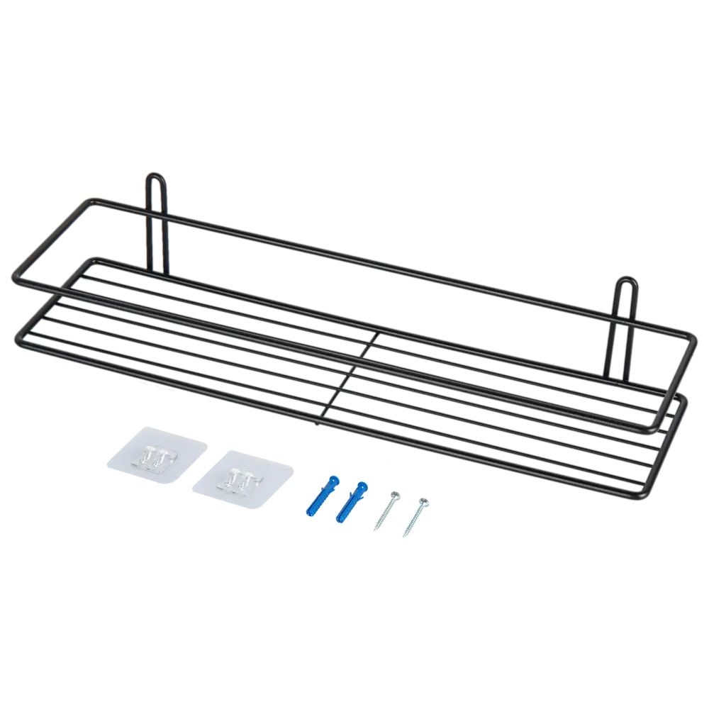 Полка для душа ProfFero С27424 1 ярус цвет черный матовый PROFERRO STLM-2207987 - Вид №3