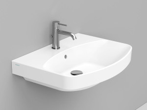 Керамический одиночный подвесной умывальник