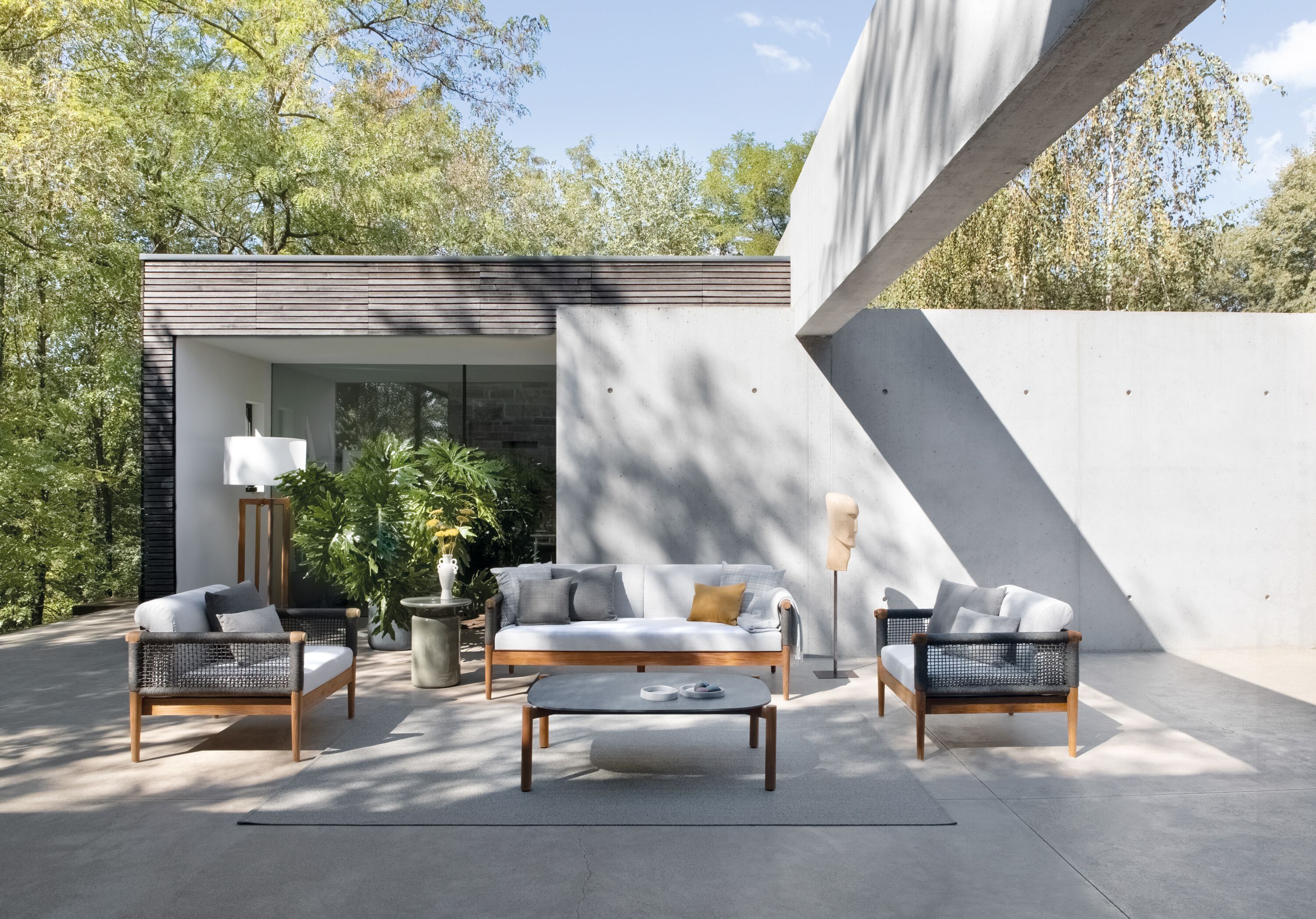 3-местный садовый диван из веревки и ткани Atmosphera Lodge .25 ARCH-00150016 - Вид №2