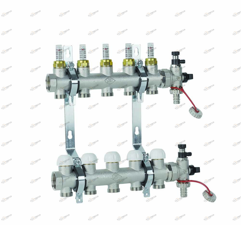Carlo Poletti KF5551003Q Группа регулировки для отопительных панелей с подающим насосом и распределительным коллектором 