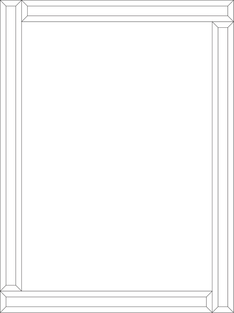 BY 0806 Зеркало с зеркальным обрамлением EVOFORM Style - Вид №1