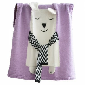 Плед розовый Мишка малый APERO ДИЗАЙНЕРСКИЕ, ЖИВОТНЫЕ 010296 Розовый