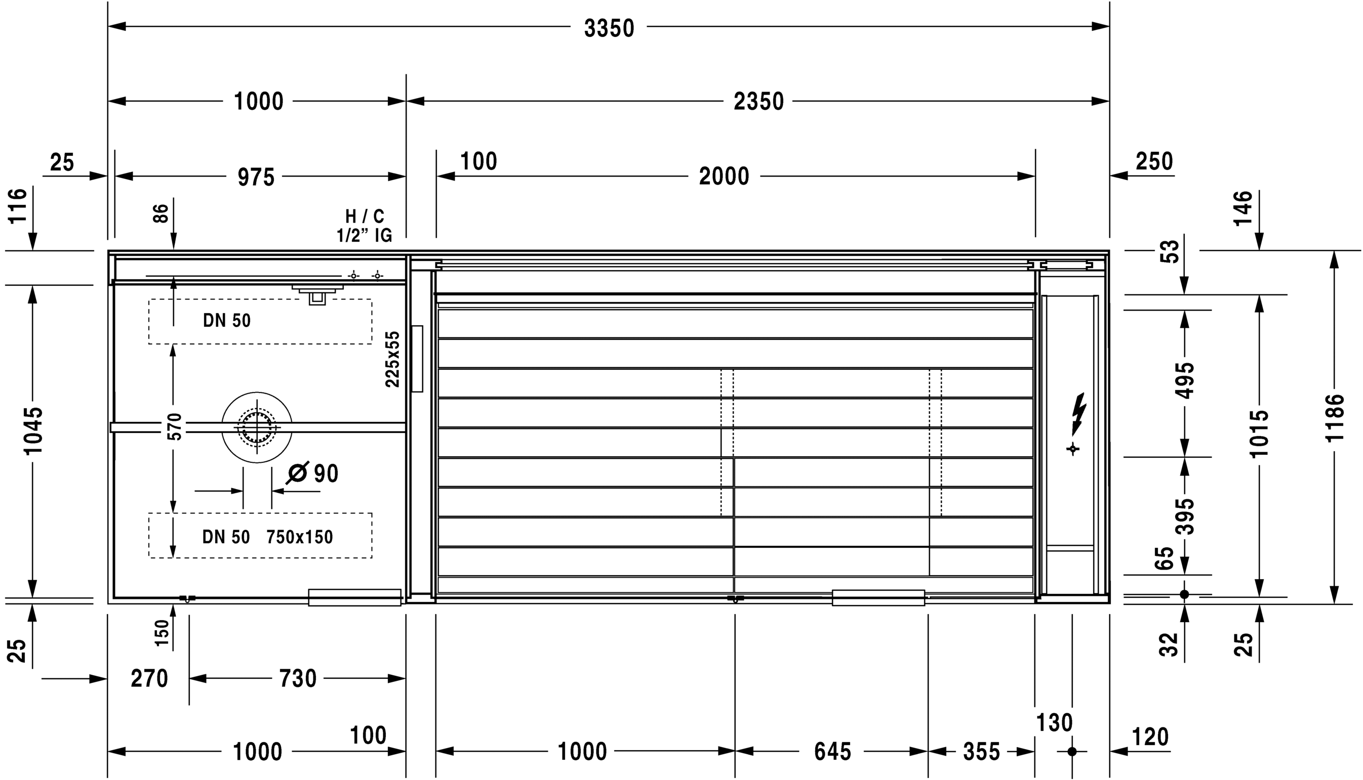 750613002011001 Inipi Сауна Inipi Ama, отдельно стоящая
Исполнение: американский орех (нат.шпон) Белый глянцевый декор Duravit  - Вид №1