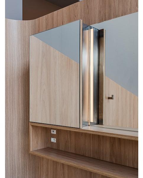 Vallvé Настенное зеркало с контейнером для ванной Mineral 5010731 - Вид №2