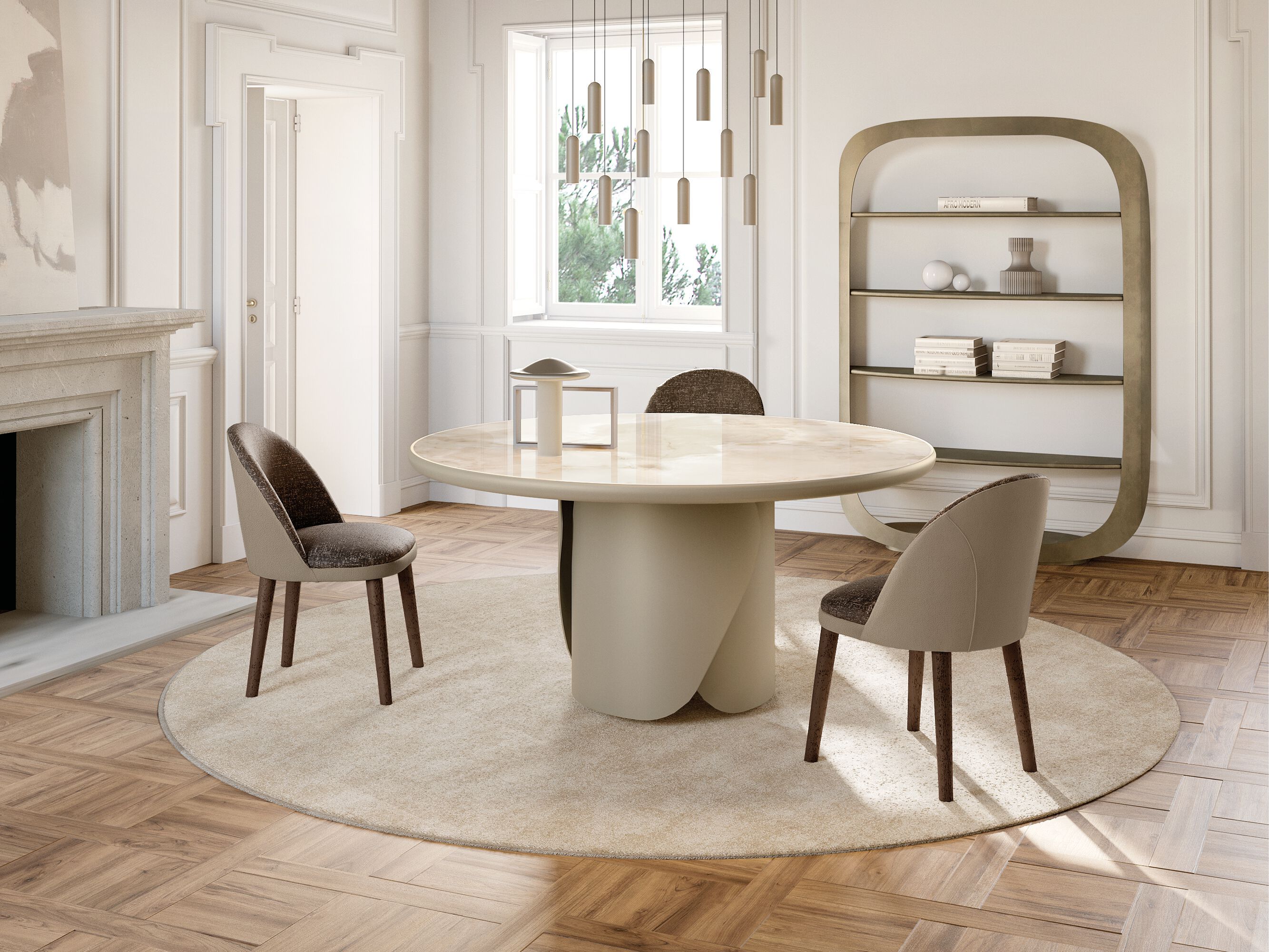 Стол с керамическим верхом king EFORMA Onda ARCH-00125870 - Вид №2