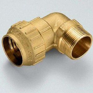 Угол НР 25х3/4'' для ПНД труб TIEMME