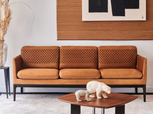 2-местный кожаный диван