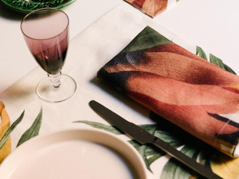 The NapKing Набор для завтрака (6 салфеток + 6 салфеток) Fritillaria sun-id-1455185 - Вид №2