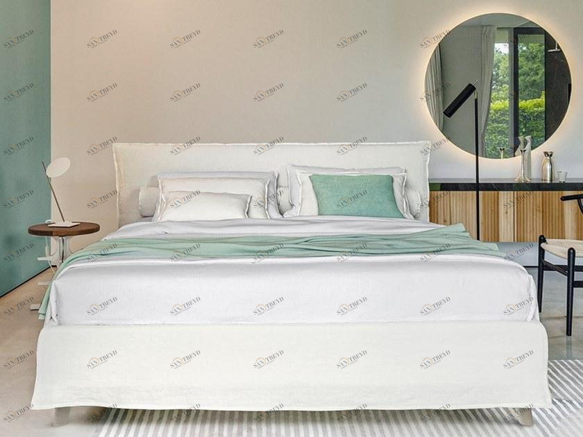 Twils Односпальная или двуспальная кровать с мягким изголовьем sun-id-1418522