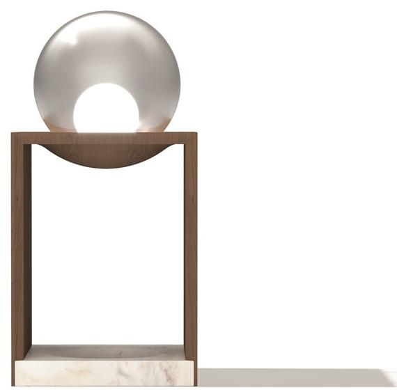 Giorgetti Деревянная настольная лампа непрямого света в современном стиле sun-id-1455527 - Вид №3