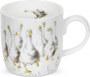 10570972 Royal Worcester Кружка Royal Worcester "Забавная фауна", "Гуси-гуси" 310мл Фарфор костяной