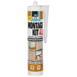 Клей сверхпрочный Bison Montagekit, 350 г